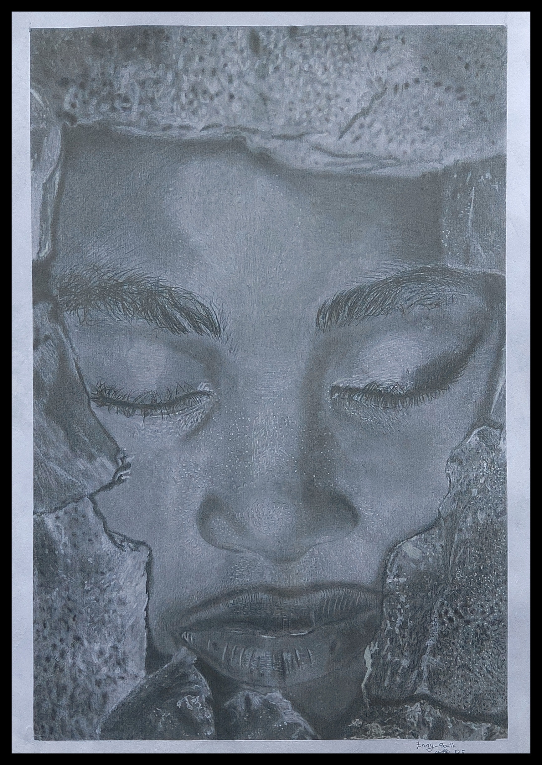 Stillness Amidst The Stone by Enny Sonik